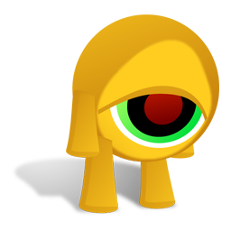 CrazyEye Sad 256x256 Icon, CrazyEye Sad 256x256,Crazy Eye,Kids,