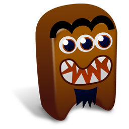Brown creature Icon, Brown creature,Creatures,Kids