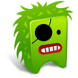 Green creature Icon, Green creature,Creatures,Kids