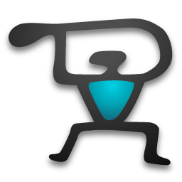 The Paddler Icon, The Paddler,Petroglyphs,Kids,