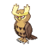 164 Noctowl Icon, 164 Noctowl,Pokemon,Kids