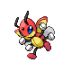 166 Ledian Icon, 166 Ledian,Pokemon,Kids