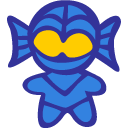 Alien Atlantah Blue Icon, Alien Atlantah Blue,SD Ultraman & Monsters,Kids,
