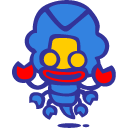 Alien Kuhl Blue Icon, Alien Kuhl Blue,SD Ultraman & Monsters,Kids,