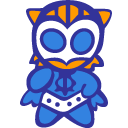 Alien Magma Blue Icon, Alien Magma Blue,SD Ultraman & Monsters,Kids,