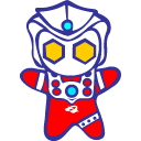 Astra Blue Icon, Astra Blue,SD Ultraman & Monsters,Kids,