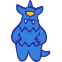 Black Satan Blue Icon, Black Satan Blue,SD Ultraman & Monsters,Kids,