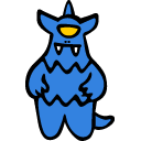 Black Satan Icon, Black Satan,SD Ultraman & Monsters,Kids,