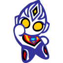 Dyna Blue Icon, Dyna Blue,SD Ultraman & Monsters,Kids,