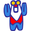 Godora Alien Blue Icon, Godora Alien Blue,SD Ultraman & Monsters,Kids,