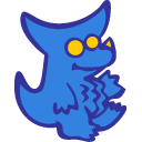Gomola Blue Icon, Gomola Blue,SD Ultraman & Monsters,Kids,