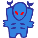 King Bockle Blue Icon, King Bockle Blue,SD Ultraman & Monsters,Kids,