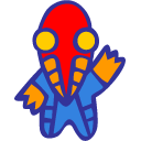 Metron Blue Icon, Metron Blue,SD Ultraman & Monsters,Kids,