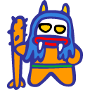 Onibanba Blue Icon, Onibanba Blue,SD Ultraman & Monsters,Kids,