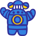 Sevengah Blue Icon, Sevengah Blue,SD Ultraman & Monsters,Kids,