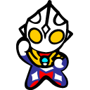 Tiga Icon, Tiga,SD Ultraman & Monsters,Kids,