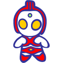Yullian Blue Icon, Yullian Blue,SD Ultraman & Monsters,Kids,