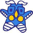 Z Ton Blue Icon, Z Ton Blue,SD Ultraman & Monsters,Kids,