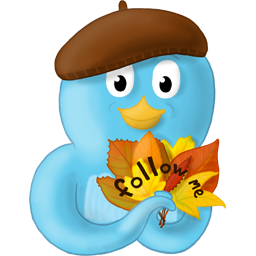 Fall leaves follow me Icon, Fall leaves follow me,Seasons Tweeting,Kids