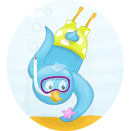 Summer diving Icon, Summer diving,Seasons Tweeting,Kids
