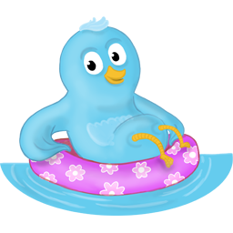 Summer swim ring follow me Icon, Summer swim ring follow me,Seasons Tweeting,Kids
