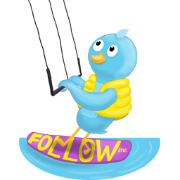 Summer waterskiing follow me Icon, Summer waterskiing follow me,Seasons Tweeting,Kids