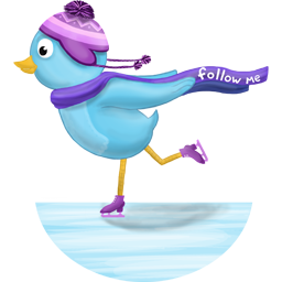 Winter skating follow me Icon, Winter skating follow me,Seasons Tweeting,Kids