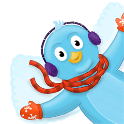 Winter snow angel Icon, Winter snow angel,Seasons Tweeting,Kids