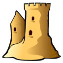 sandcastle Icon, sandcastle,At the Beach,Leisure,