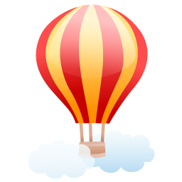air balloon Icon, air balloon,Beach 1,Leisure