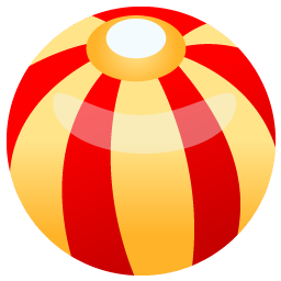 beach ball Icon, beach ball,Beach 1,Leisure