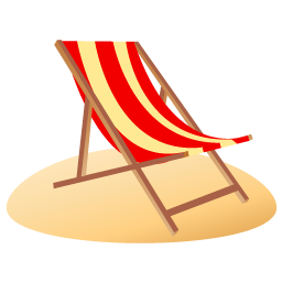 beach chair Icon, beach chair,Beach 1,Leisure