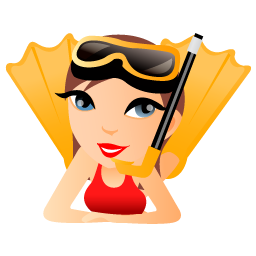 girl Icon, girl,Beach 1,Leisure