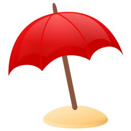 sun umbrella Icon, sun umbrella,Beach 1,Leisure