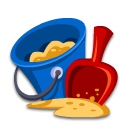 Bucket Icon, Bucket,Beach Icons,Leisure