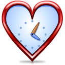 Heart Time Icon, Heart Time,Hearts,Love,