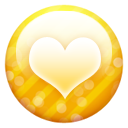 Gold button heart Icon, Gold button heart,Pink Gold,Love