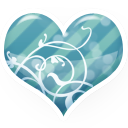 Heart blue Icon, Heart blue,Pink Gold,Love