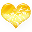 Heart gold Icon, Heart gold,Pink Gold,Love