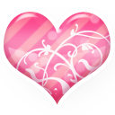 Heart pink Icon, Heart pink,Pink Gold,Love