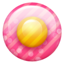 Pink button 1 Icon, Pink button 1,Pink Gold,Love