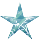 Star blue Icon, Star blue,Pink Gold,Love