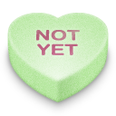 Not Yet Icon, Not Yet,Valentine Hearts,Love,