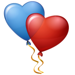 Balloons Hearts Icon, Balloons Hearts,Vista Love,Love