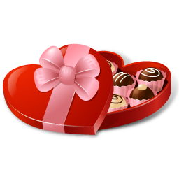 CandyBox HeartShaped Icon, CandyBox HeartShaped,Vista Love,Love