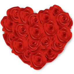 Flowers Heart Roses Icon, Flowers Heart Roses,Vista Love,Love