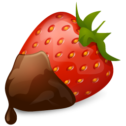 Strawberry Chocolate Icon, Strawberry Chocolate,Vista Love,Love