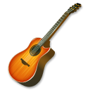 Fire guitar Icon, Fire guitar,Acoustic Guitar,Media