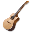 Guitar Icon, Guitar,Acoustic Guitar,Media
