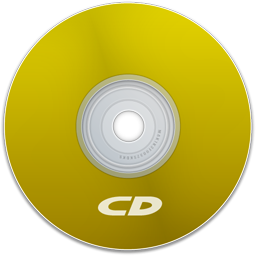 CD Yellow Icon, CD Yellow,Extreme Media,Media,